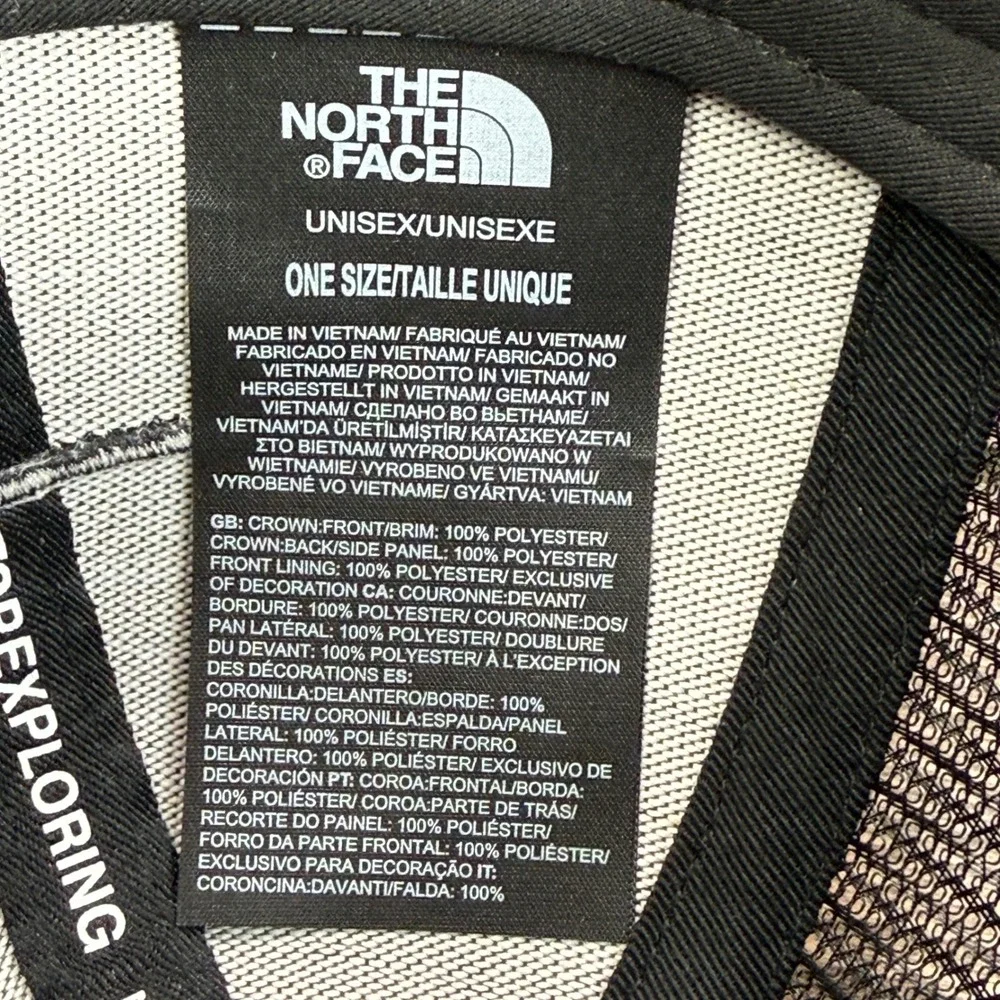 The North Face Mens OS Trucker Hat Black Fine Alpine Equipment‎ Patch
